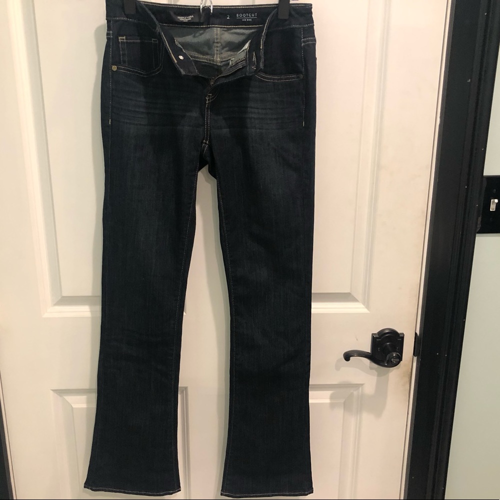 Simply Vera by Vera Wang boot cut jeans